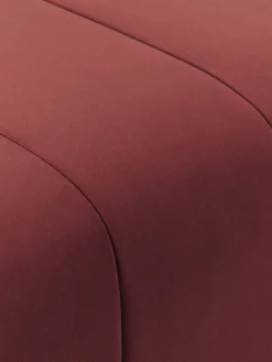 Reposapiés puf de terciopelo Lena