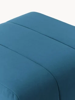 Reposapiés puf de terciopelo Lena