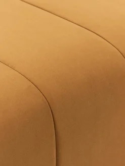 Reposapiés puf de terciopelo Lena