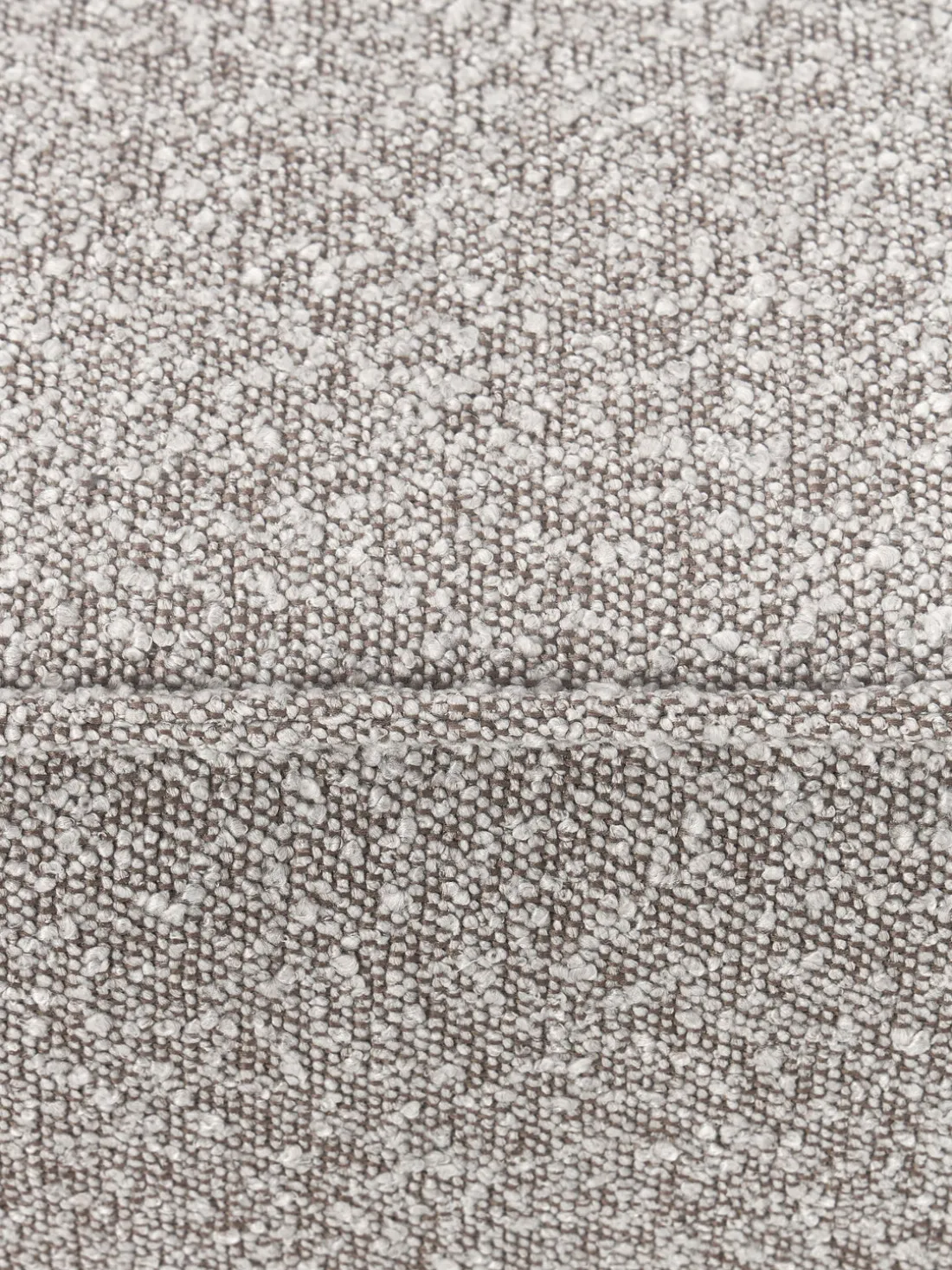 Reposapiés puf en tejido bouclé Lennon