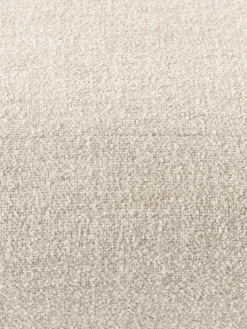 Reposapiés puf en tejido bouclé Wolke