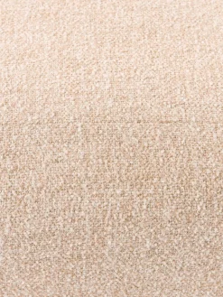 Reposapiés puf en tejido bouclé Wolke