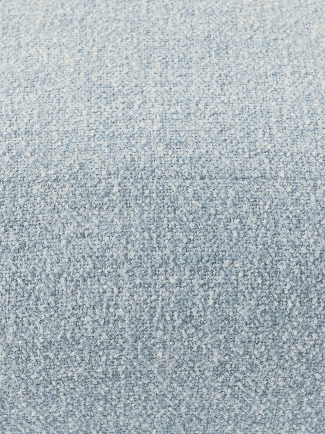 Reposapiés puf en tejido bouclé Wolke