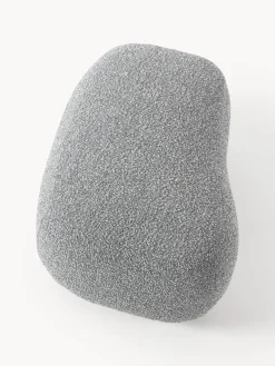 Reposapiés puf en tejido bouclé Alba