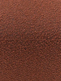 Reposapiés puf en tejido bouclé Anton