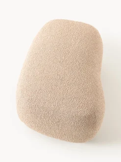 Reposapiés puf en tejido bouclé Alba