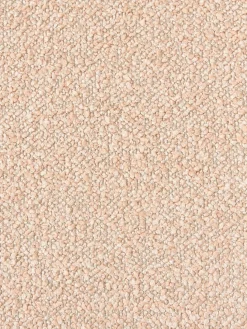 Reposapiés puf en tejido bouclé Alba