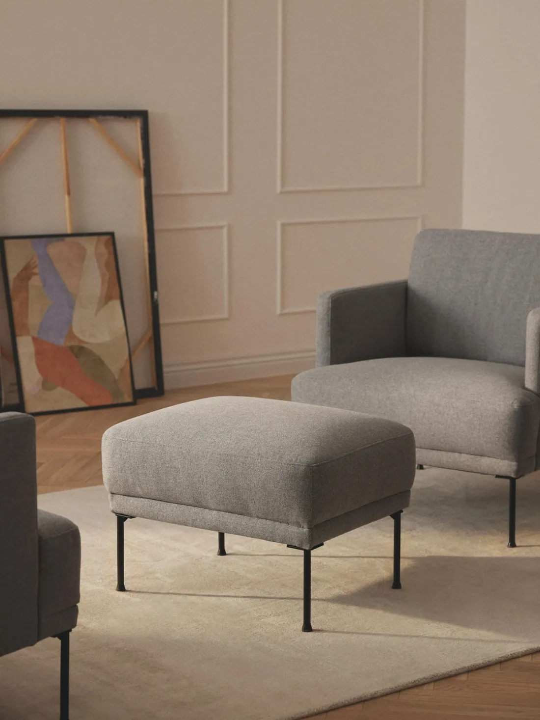 Reposapiés puf Fluente