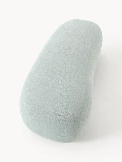 Reposapiés puf grande en tejido bouclé Alba