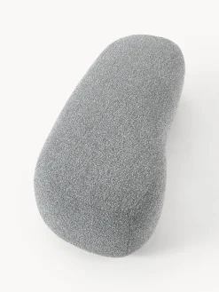 Reposapiés puf grande en tejido bouclé Alba