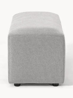 Reposapiés puf grande Melva, 116 x 42 cm