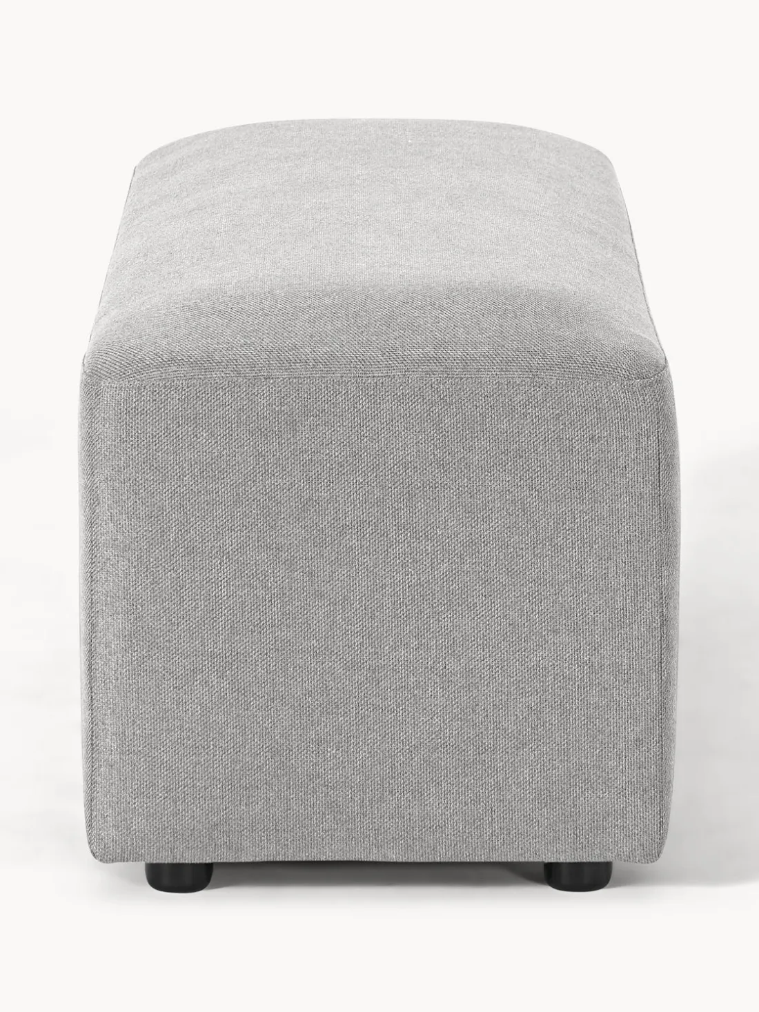 Reposapiés puf grande Melva, 116 x 42 cm