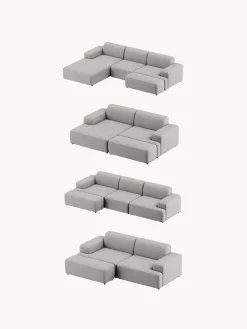 Reposapiés puf grande Melva, 116 x 42 cm