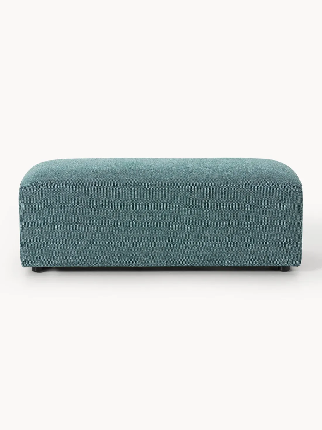 Reposapiés puf grande Melva, 116 x 42 cm