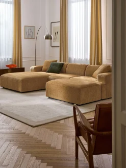 Reposapiés puf grande Melva, 116 x 72 cm