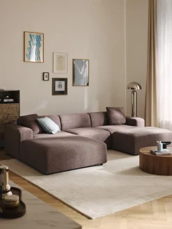 Reposapiés puf grande Melva, 116 x 72 cm