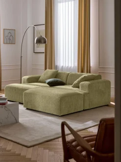 Reposapiés puf grande Melva, 116 x 42 cm