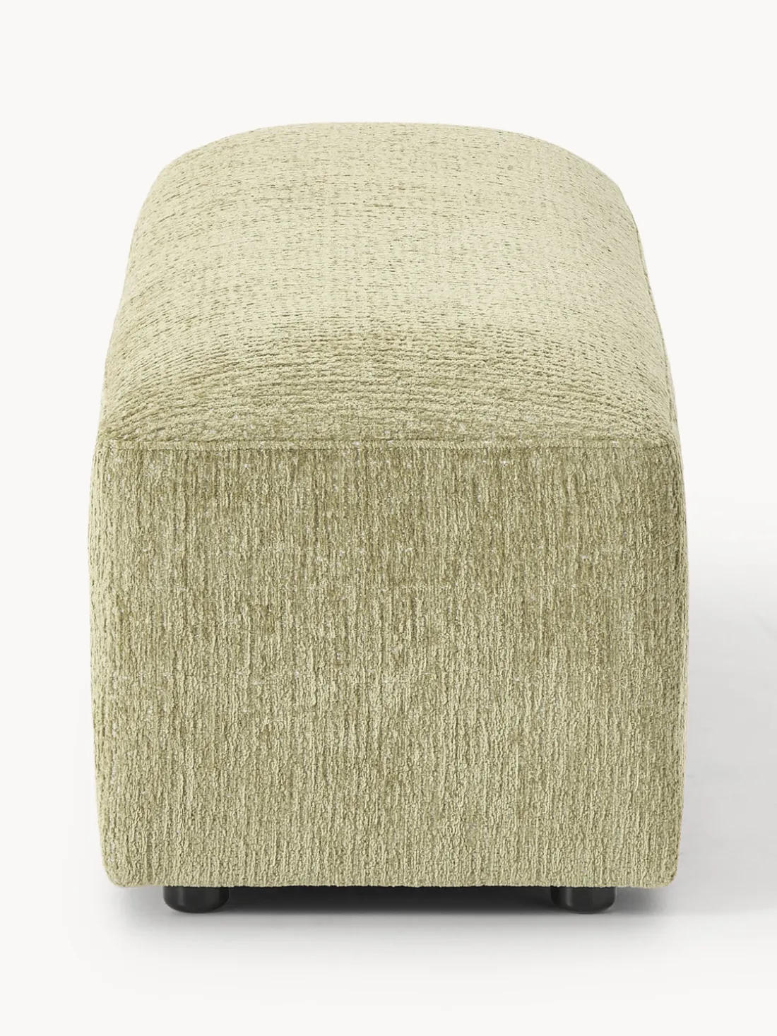 Reposapiés puf grande Melva, 116 x 42 cm