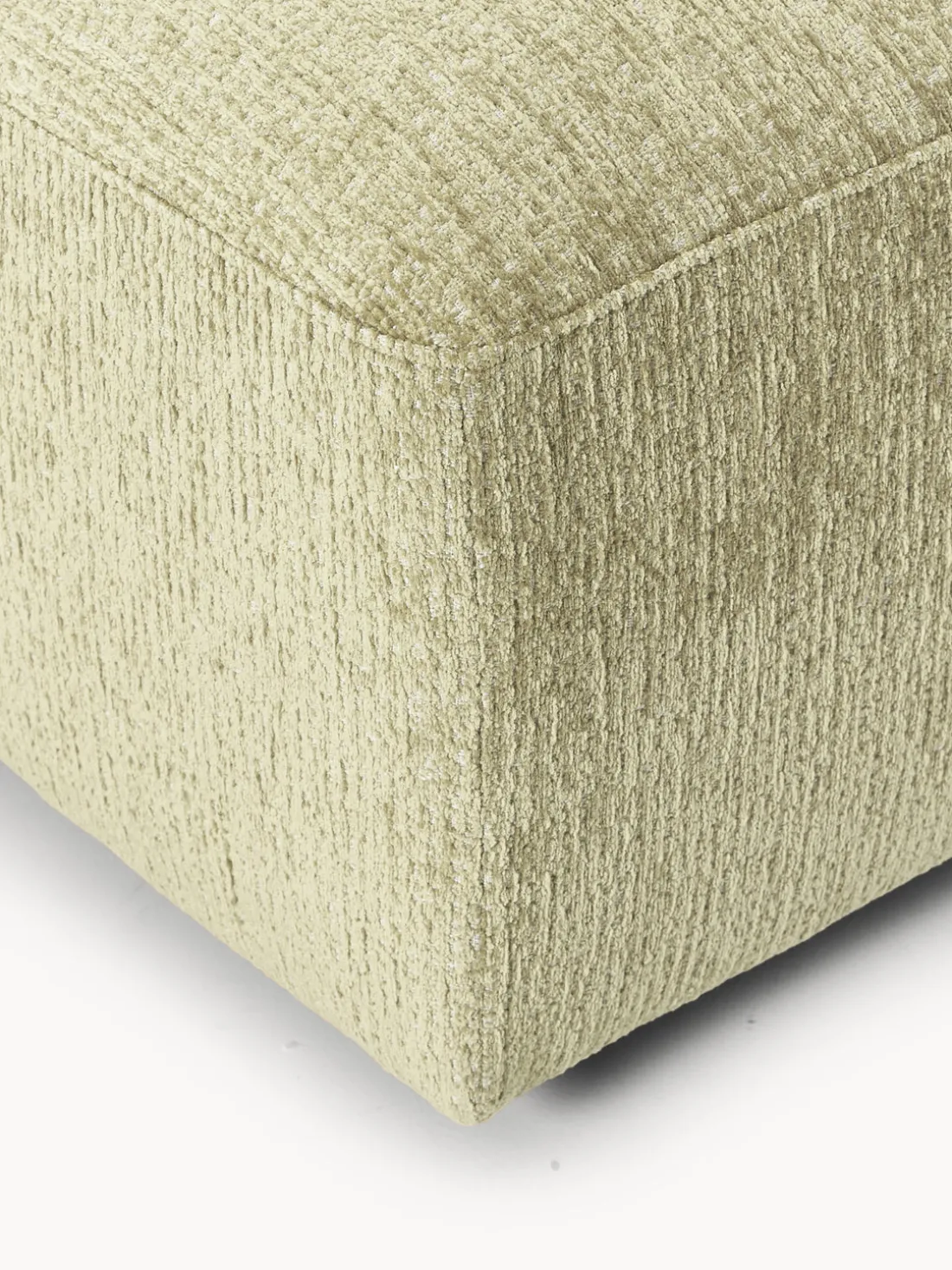 Reposapiés puf grande Melva, 116 x 42 cm