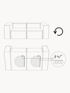 Reposapiés puf Lennon