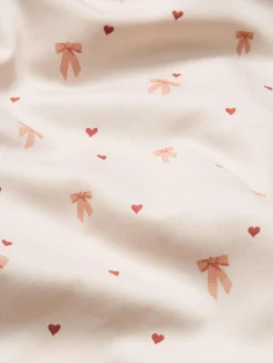 Ropa de cama infantil de satén Bows