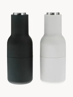 Salero y pimentero de diseño con tapa de acero inoxidable Bottle Grinder, 2 uds.