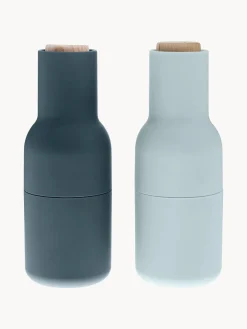 Salero y pimentero de diseño con tapa de haya Bottle Grinder, 2 uds.