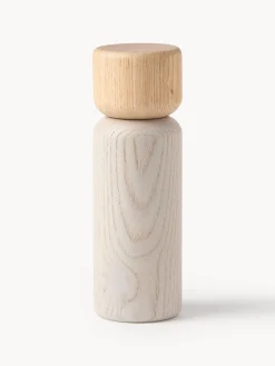 Salero y pimentero de madera de fresno Anis, 2 uds.