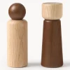 Salero y pimentero de madera de fresno Anis, 2 uds.
