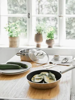 Sartén de acero inoxidable con revestimiento antiadherente Elegance