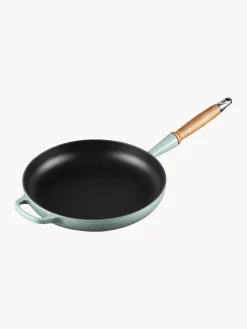 Sartén de hierro fundido con mango de madera Signature Collection