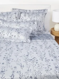 Sábana encimera de satén estampado Hurley