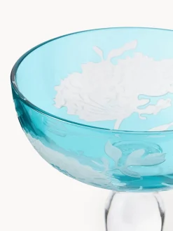 Set de copas pompadour de champán Peony, 6 uds.