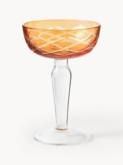 Set de copas pompadour de champán Cuttings, 6 uds.