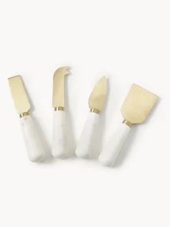 Set de cuchillos de queso de mármol Agata, 4 uds.