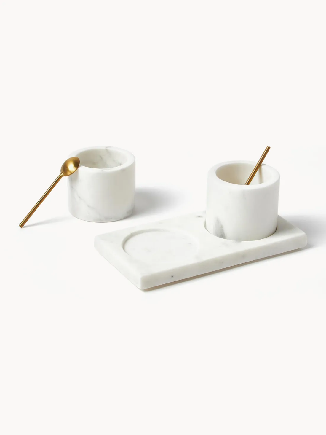 Set de cuencos pequeños de mármol Agata, 5 pzas.