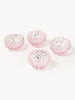 Set de cuencos soplados Hobnail, 4 uds.