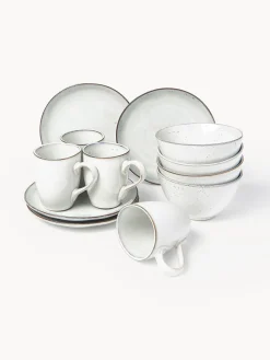 Set de desayuno Nordic Sand, 4 comensales (12 pzas.)