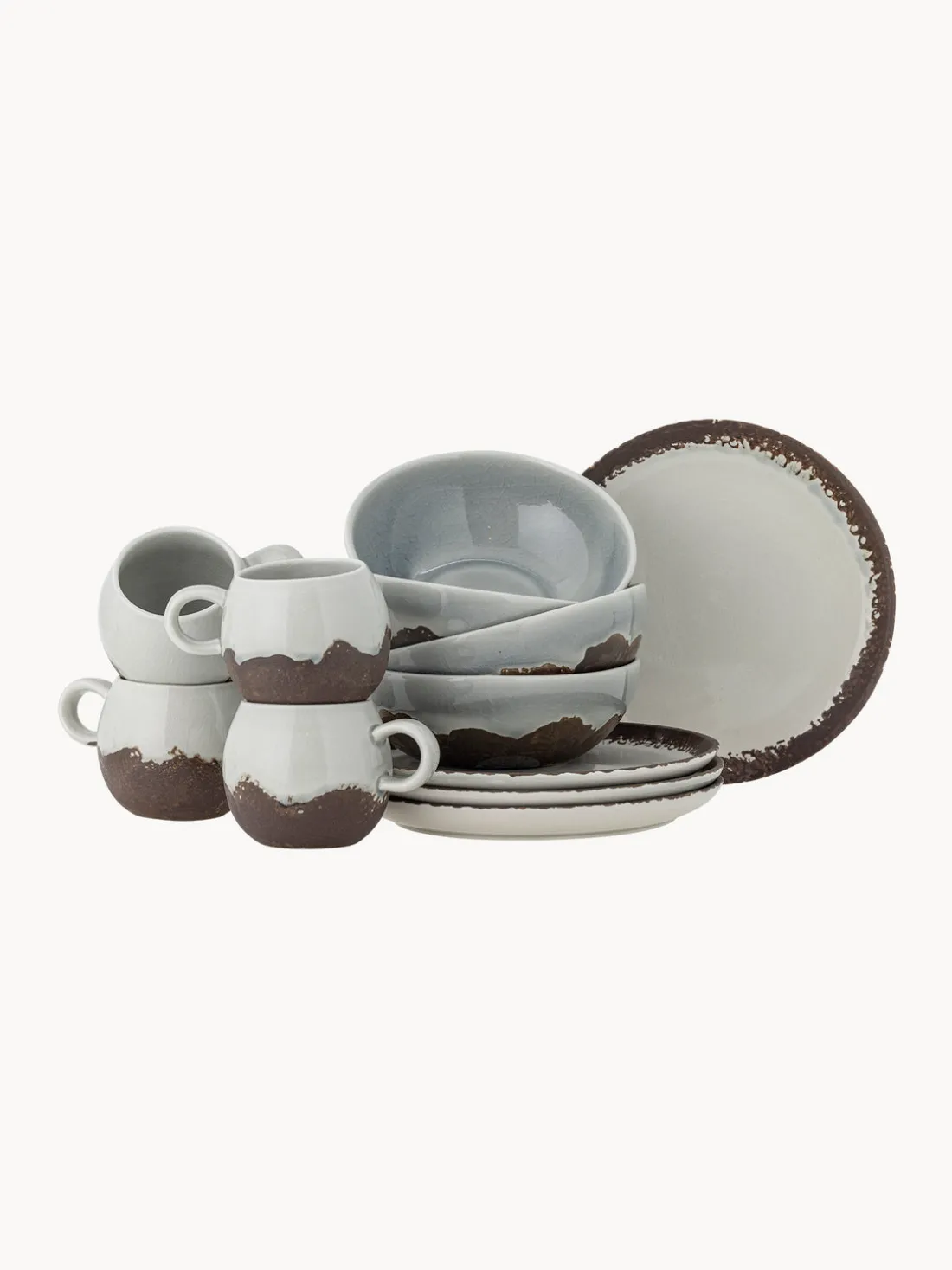 Set de desayuno Paula, 4 comensales (12 pzas.)