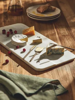 Set de fuente con cuchillos para quesos Jaya, 4 pzas.