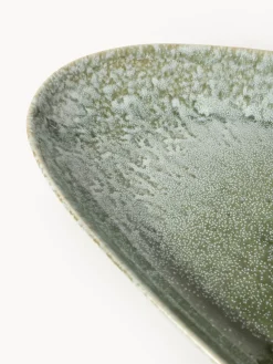 Set de fuentes artesanales con forma orgánica Macey, 2 uds.