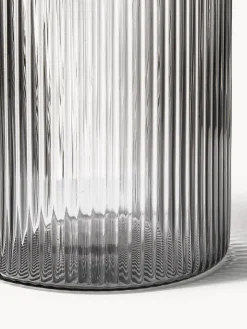 Set de jarra pequeña soplada artesanalmente con vaso Ripple, 2 pzas.