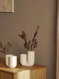 Set de jarrones artesanales de gres Filicio, 2 uds.