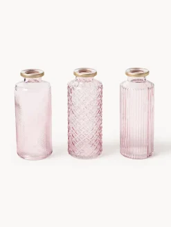 Set de jarrones pequeños de vidrio Adore, 3 uds.