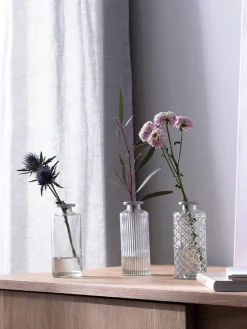 Set de jarrones pequeños de vidrio Adore, 3 uds.