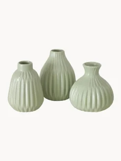Set de jarrones pequeños en porcelana Esko, 3 uds.