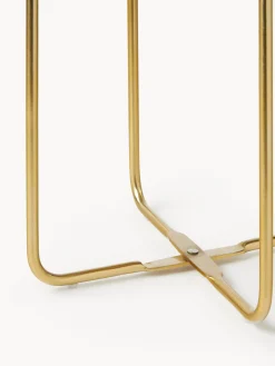 Set de macetero de metal martillado Nives, 2 uds.