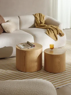 Set de mesas de centro de madera Dan, 2 uds.