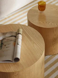 Set de mesas de centro de madera Dan, 2 uds.