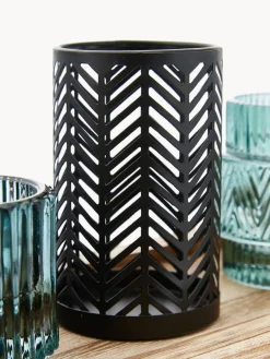 Set de portavelas con bandeja de madera Homa, 6 pzas.